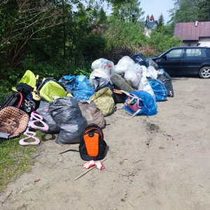 ING Lease Polska podczas akcji sprzątania Wisły