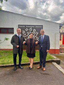 od lewe: Andreas Helle (Elsdorf), Katarzyna Czyż-Kaźmierczak (Wisła), François Lemaire (Bylly-Les-Mines)
