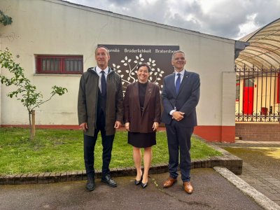 od lewe: Andreas Helle (Elsdorf), Katarzyna Czyż-Kaźmierczak (Wisła), François Lemaire (Bylly-Les-Mines)