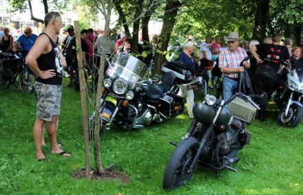 Była okazja podziwiać matocykle w Parku Kopczyńskiego