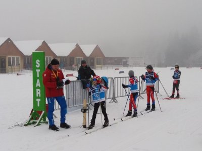 Zawodnicy przed startem