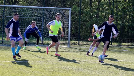 Fragment meczu Łabajów Young - Knaga Bambo FC