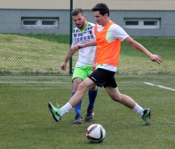 Kamil Miedziak kontra Krystian Miedziak w meczu Epompa.pl - FC Malinka