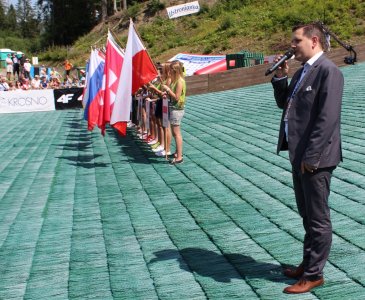Burmistrz Wisły Tomasz Bujok otwiera zawody FIS Grand Prix