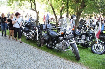 Motocykle w parku Kopczyńskiego