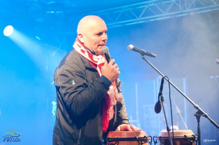 Krzysztof Głombowicz prowadził imprezę w Strefie Kibica
