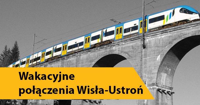 Pociąg na wiadukcie w Łabajowie