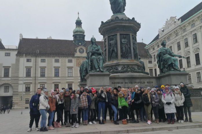 Grupa z LO w Wiedniu