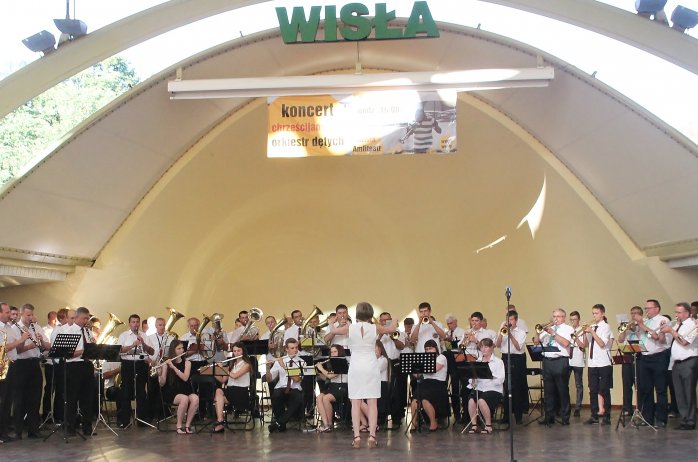 Wspólny występ orkiestr uczestniczących w koncercie