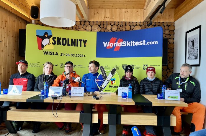 Konferencja prasowa World Skitest na Skolnitym
