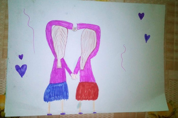 Ilustracja do bajki Adama Mickiewicza pt.Przyjaciele