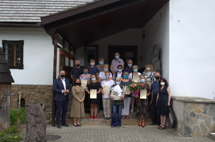 Zdjęcie grupowe Grupu Twórców Wiślanie