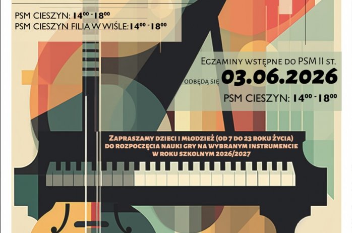 Plakat promujący rekrutację