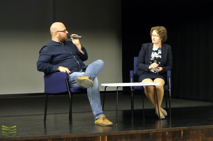 Fragment spotkania z Andrzejem Drobikiem