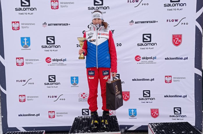 I miejsce w zawodach Laury Wantulok