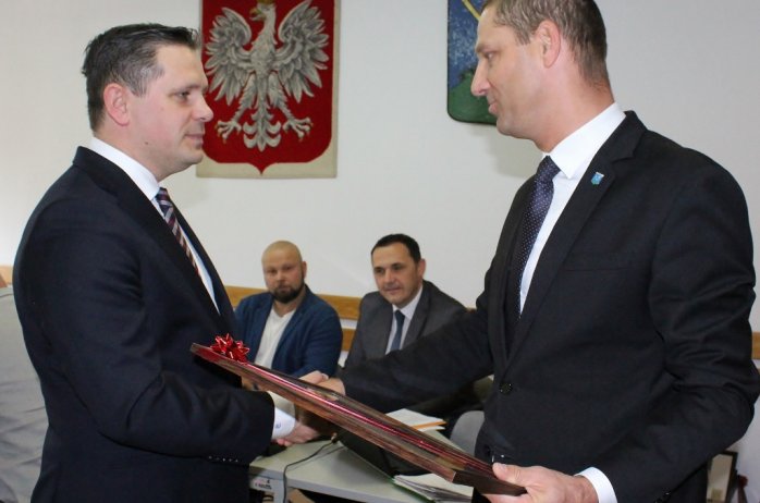 Podziękowania dla burmistrza Tomasza Bujoka