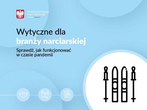 Grafika wytyczne stoki narciarskie