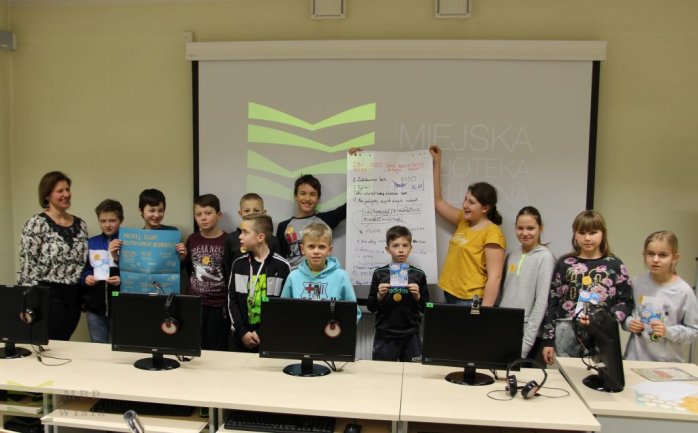 Uczestnicy lekcji "Prywatność w internecie?"