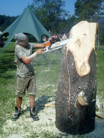 Plener rzeźbiarski - Artur Szołdra