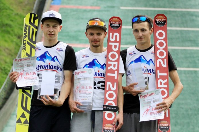 Najlepsi zawodnicy Międzynarodowego Memoriału Olimpijczyków: Aleksander Zniszczoł, Jan Ziobro i Bartłomiej Kłusek (od lewej)