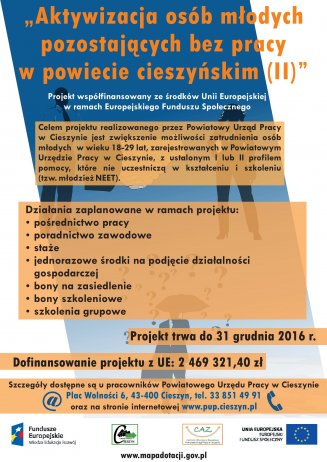 Plakat promujący projekt