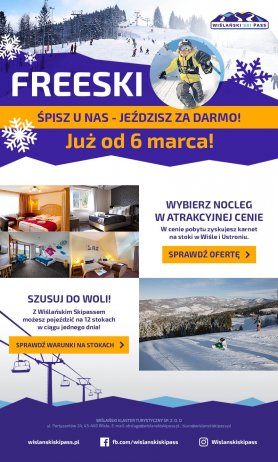 Plakat akcji FreeSki
