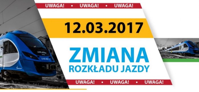 Info o zmianach rozkładu jazdy
