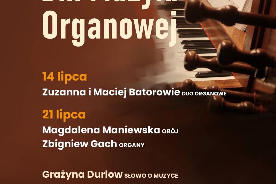 Plakat Wiślańskie Dni muzyki Organowej