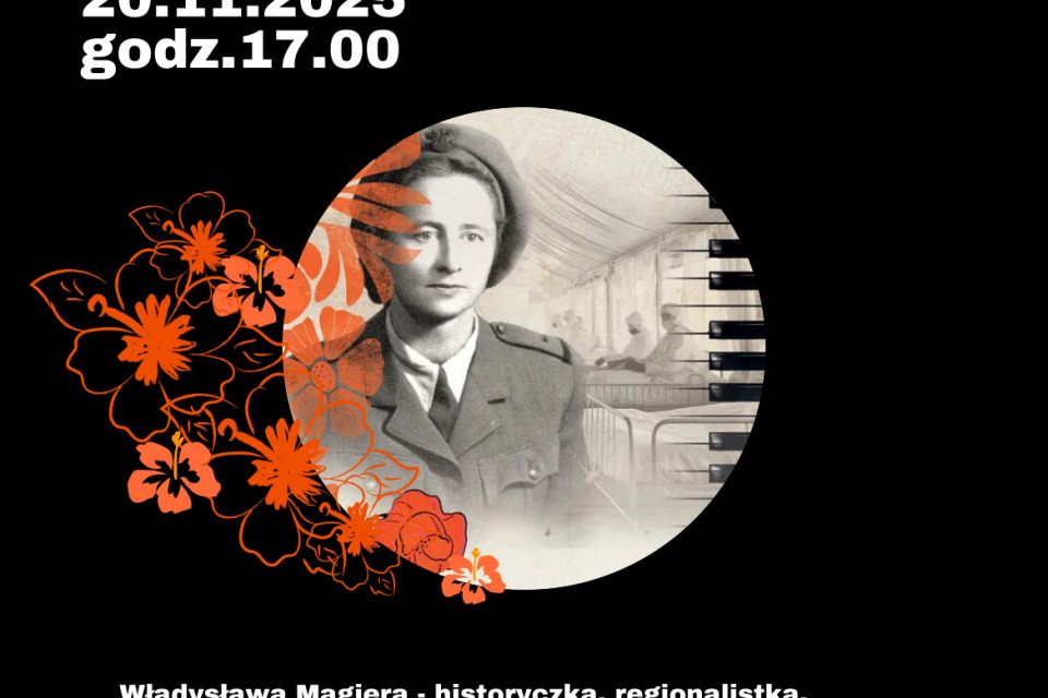 Plakat - stare zdjęcie kobiety na czarnym tle