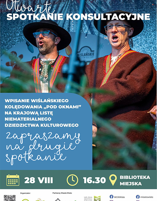 Plakat spotkania konsultacyjnego