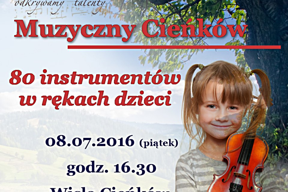 Plakat promujący koncert