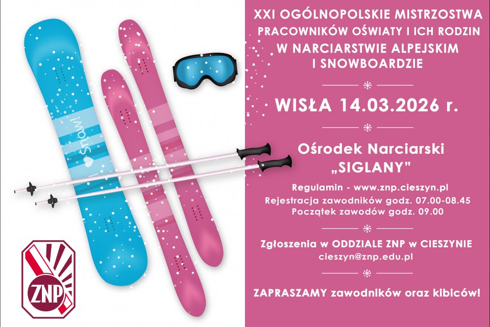 XXI Ogólnopolskie Mistrzostwa Pracowników Oświaty i Ich Rodzin w Narciarstwie Alpejskim i Snowboardzie