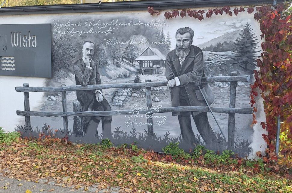 „Bogdan Hoff i Julian Ochorowicz, Wisła, czerwiec 1907”