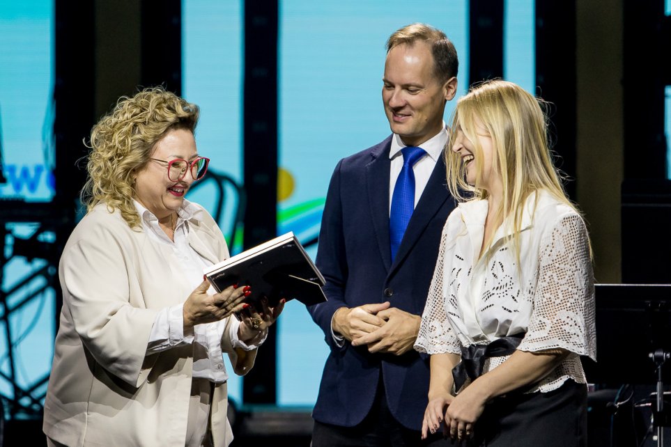 Wiślańscy laureaci Dyplomów Marszałka Województwa Śląskiego za Zasługi dla Rozwoju Turystyki 2026 podczas uroczystości w Bielsku-Białej.