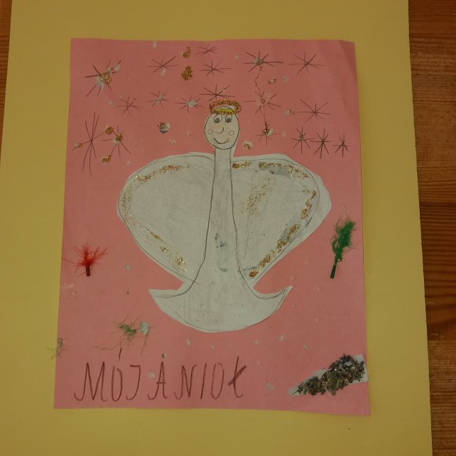 Prace uczniów "Mój Anioł"