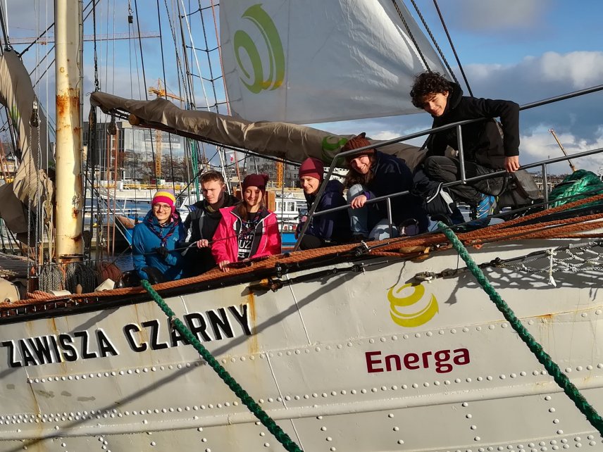 Harcerze na okręcie