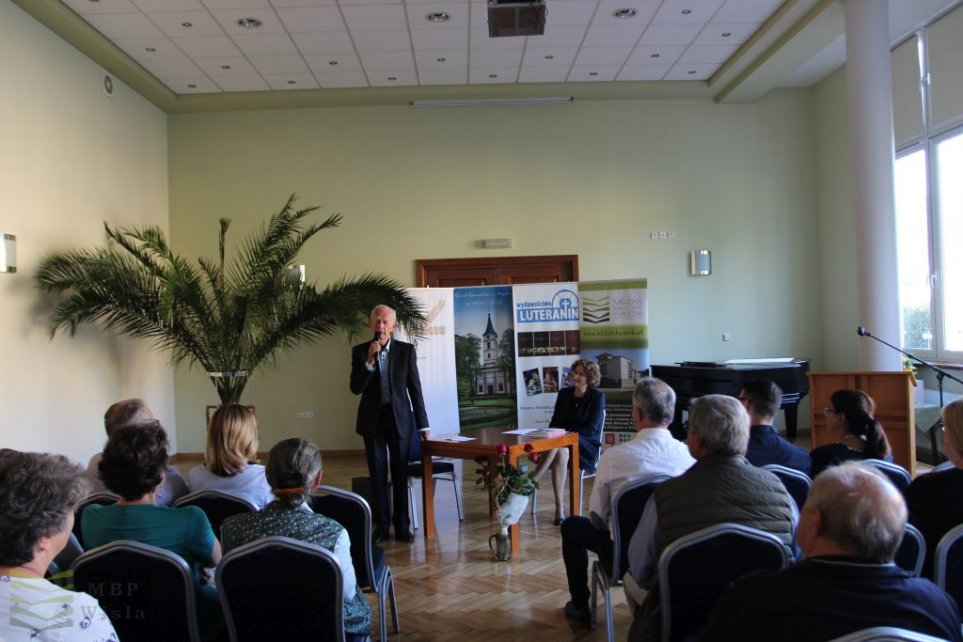 Andrzej Niedoba w trakcie spotkania