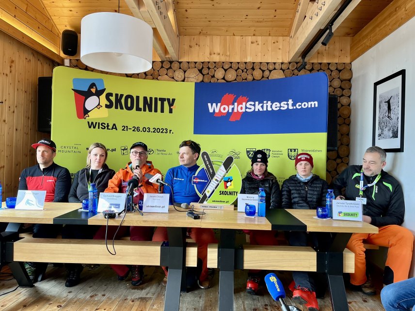 Konferencja prasowa World Skitest na Skolnitym