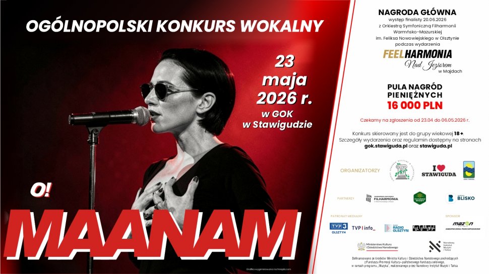 Plakat dotyczący konkursu