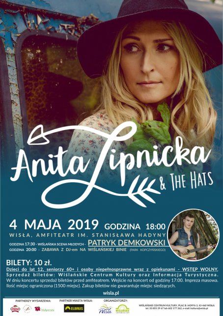 Plakat dot. koncertu Anity Lipnickiej