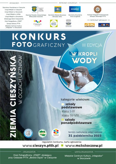 plakat konkursu "Ziemia cieszyńska w oczach uczniów"