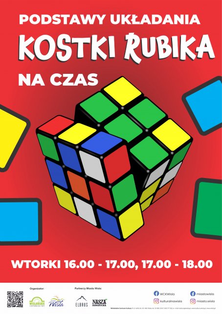 plakat kostka Rubika