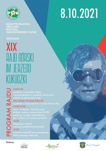 Plakat informacyjny Rajdu Kukuczki